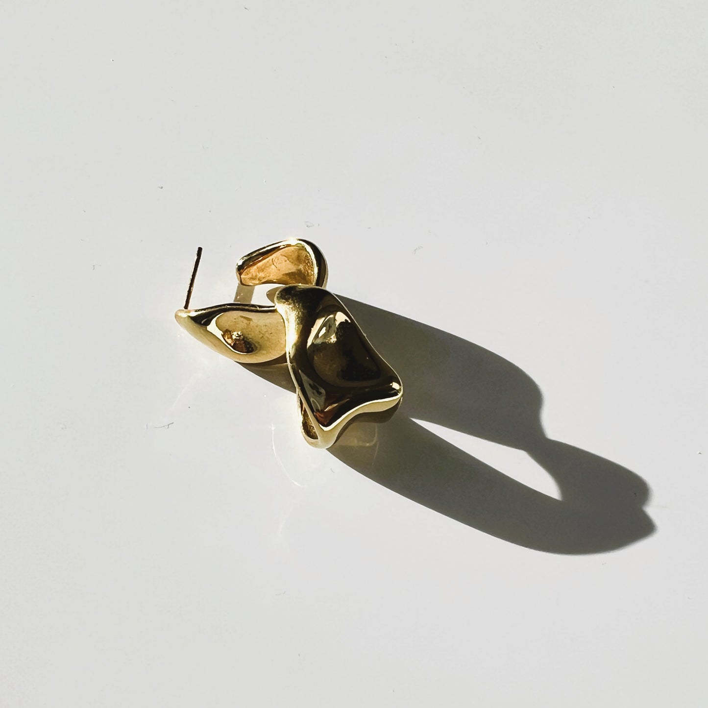 Gaia oval earring