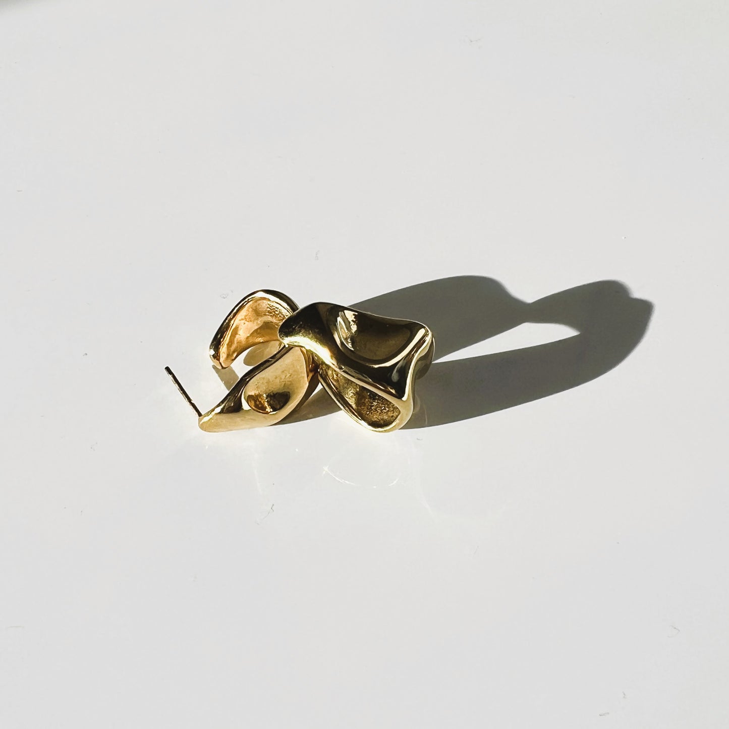 Gaia oval earring