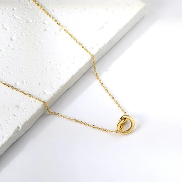 Twinny chain necklace