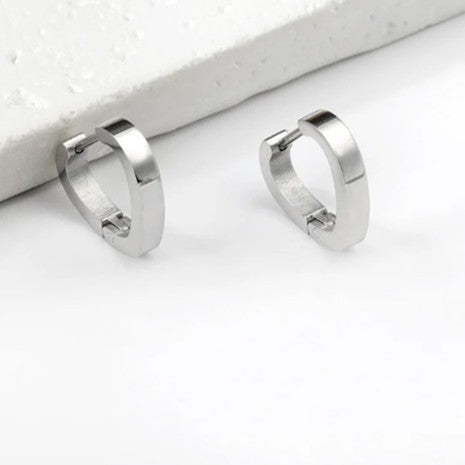 Cordia heart hoop earring