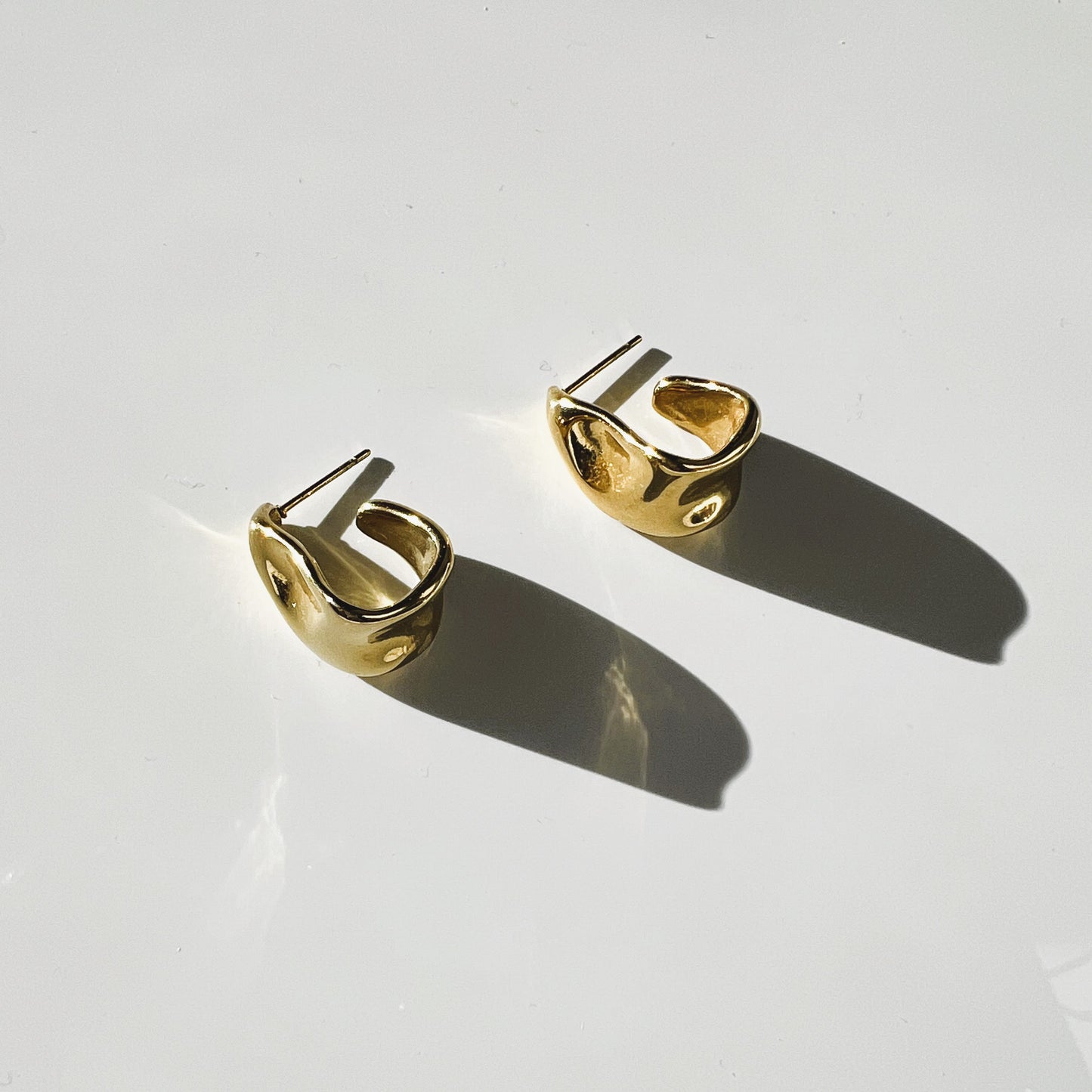 Gaia oval earring