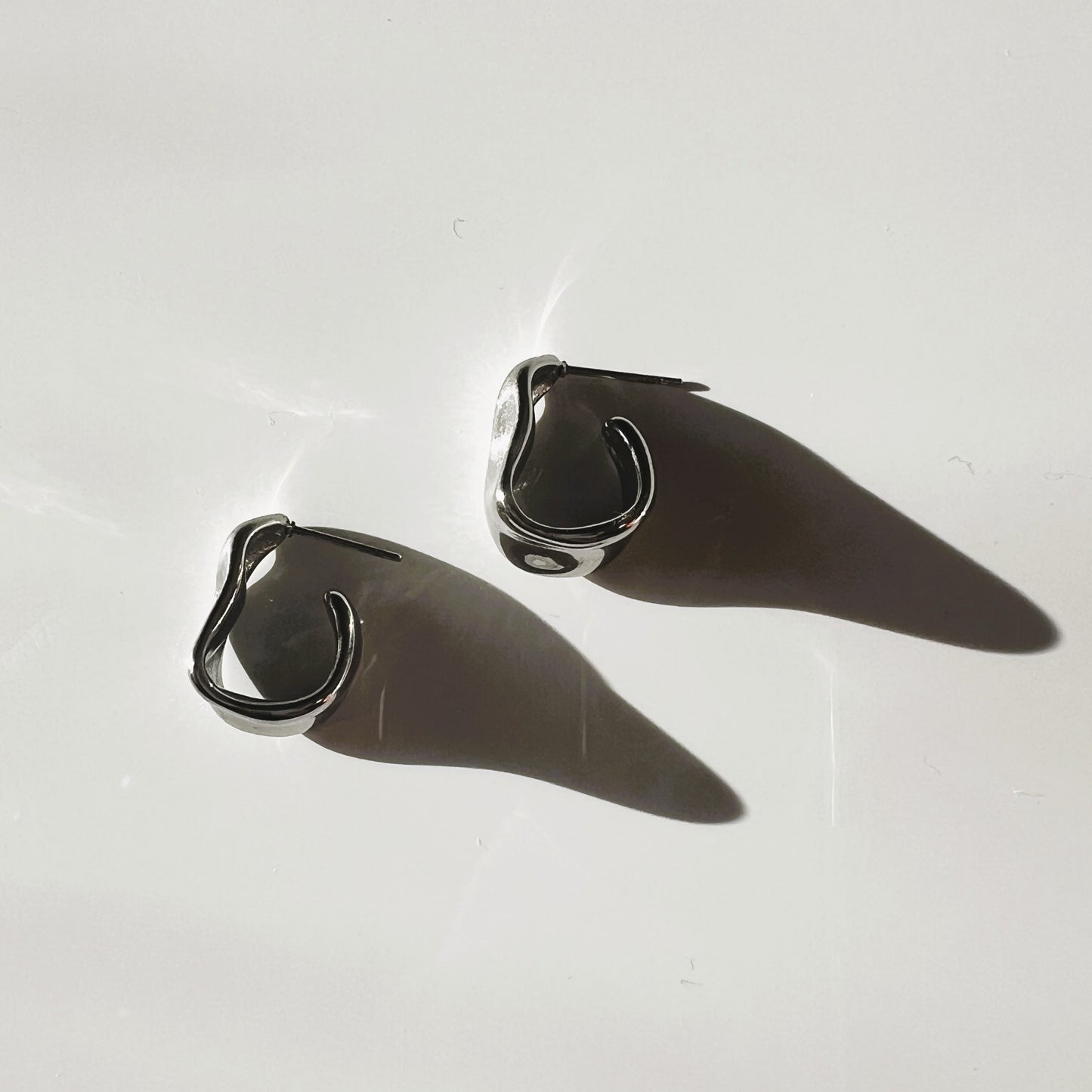 Gaia oval earring