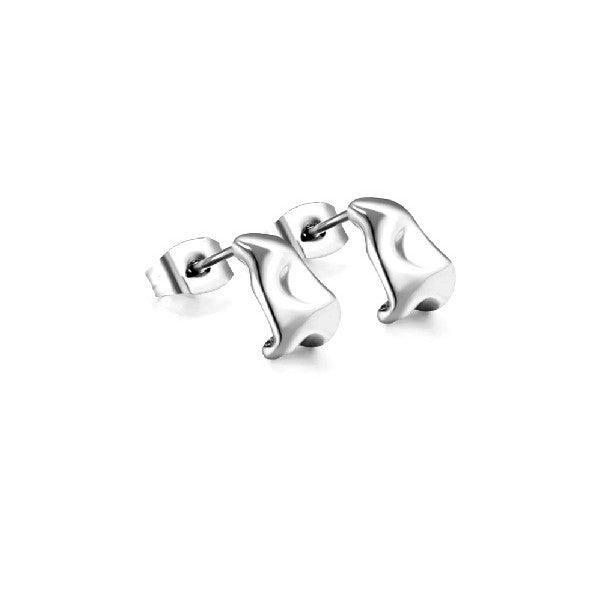 Gaia small oval earring