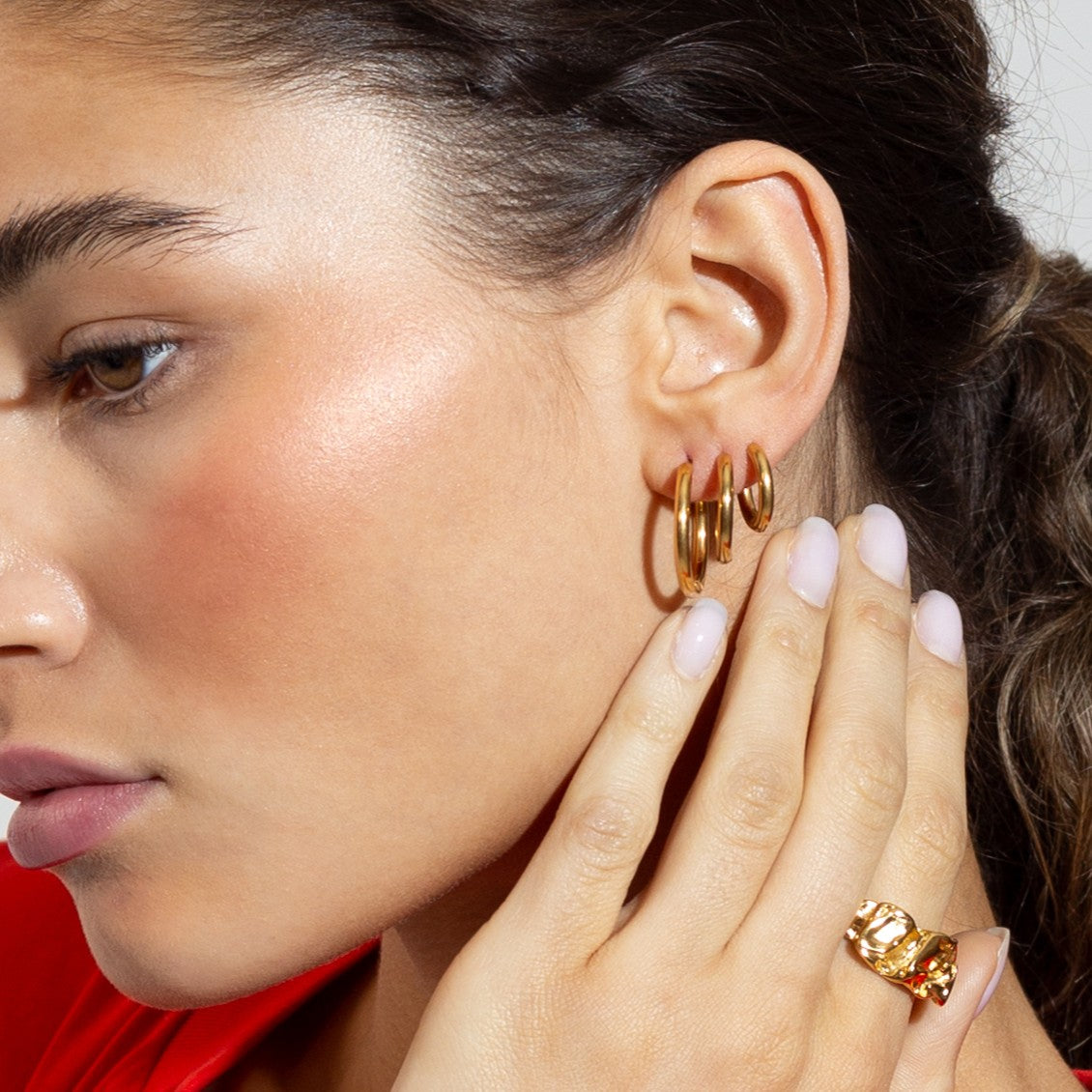 Maui 18mm hoop earring