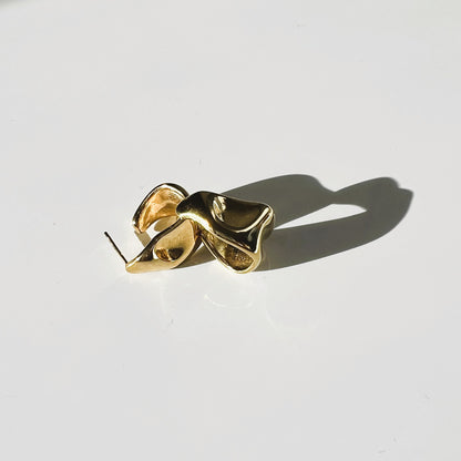 Gaia oval earring