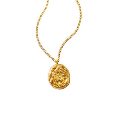 Gaia oval pendant necklace