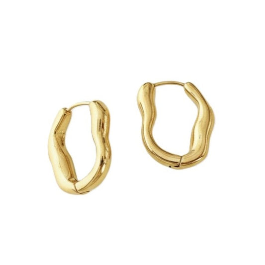 Fiji oval earring