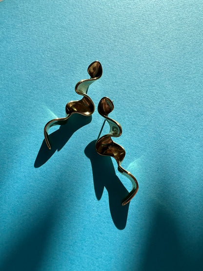 Gaia long earring