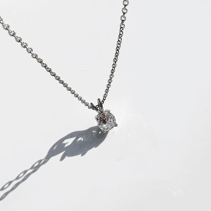 Silhouette pendant necklace