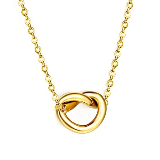 Twinny chain necklace