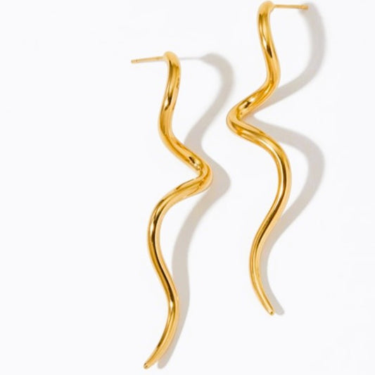 Twinny long earring