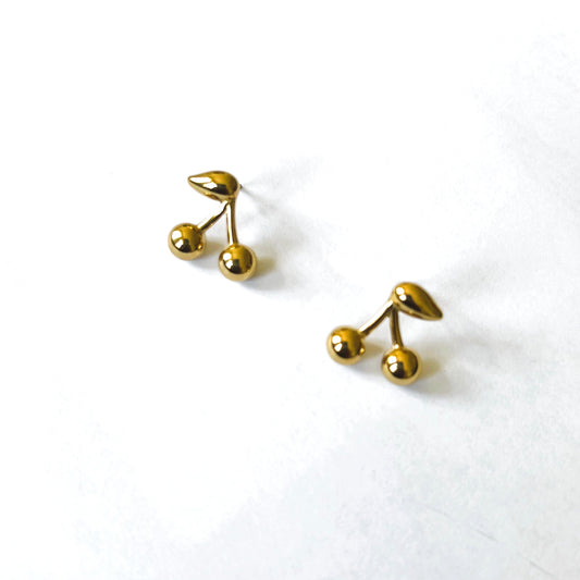 Tropical cherry earring