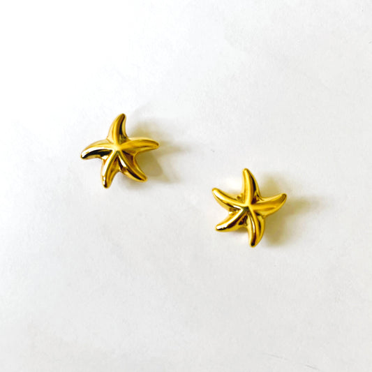 Tropical seastar earring