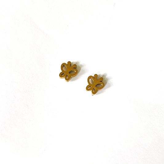 Tropical small butterfly earring
