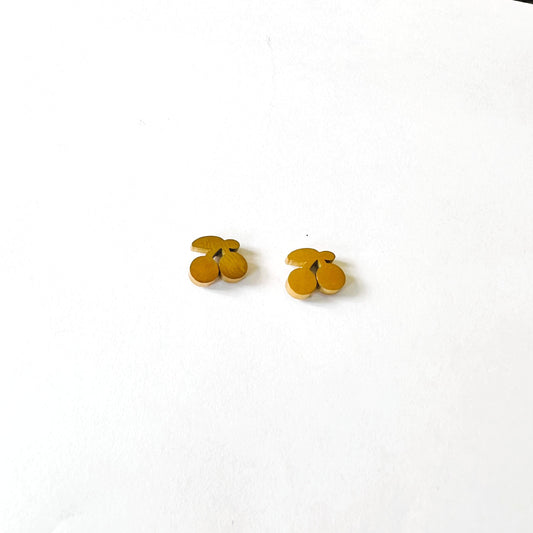Tropical small cherry earring