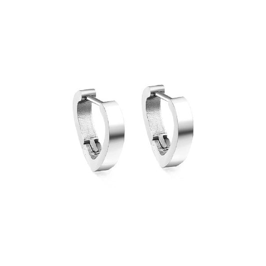 Cordia heart hoop earring