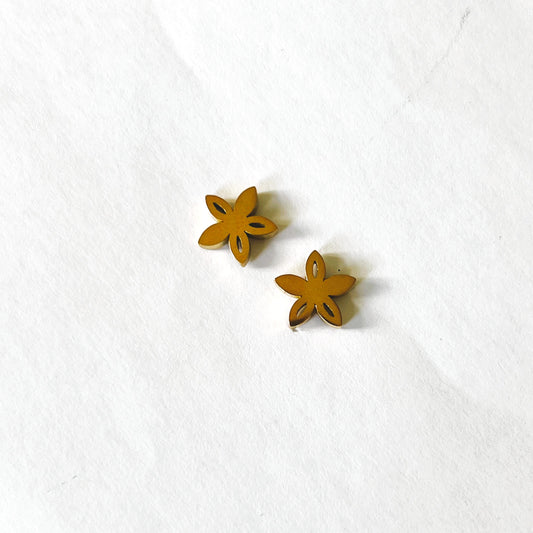 Tropical small flower earring