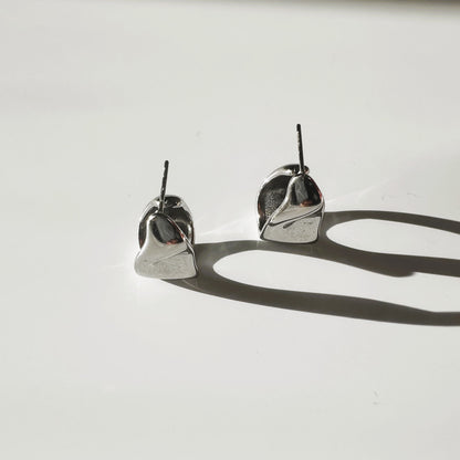 Gaia oval earring