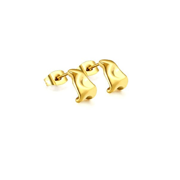 Gaia small oval earring