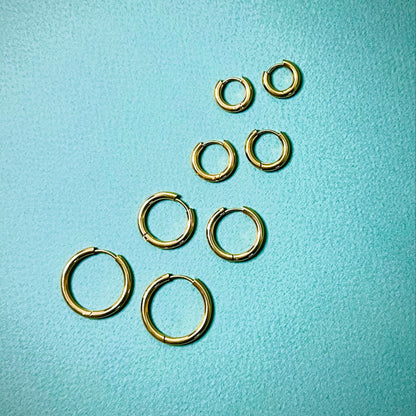 Maui 14 mm hoop earring
