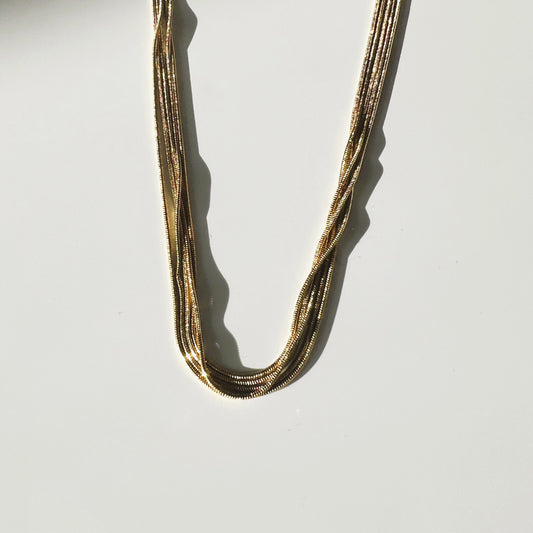 Palau multi-string necklace