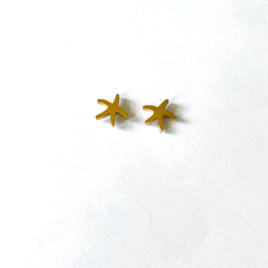 Tropical small seastar earring