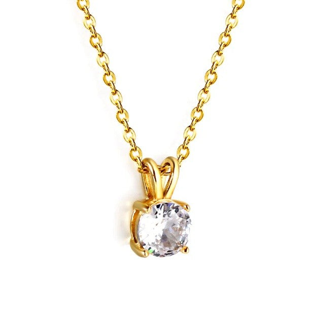 Silhouette pendant necklace