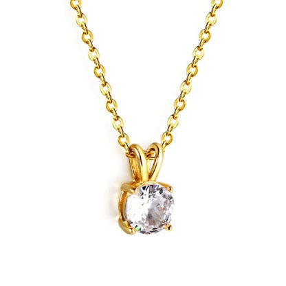 Silhouette pendant necklace