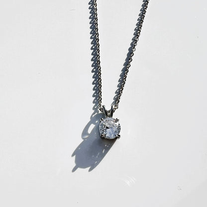 Silhouette pendant necklace